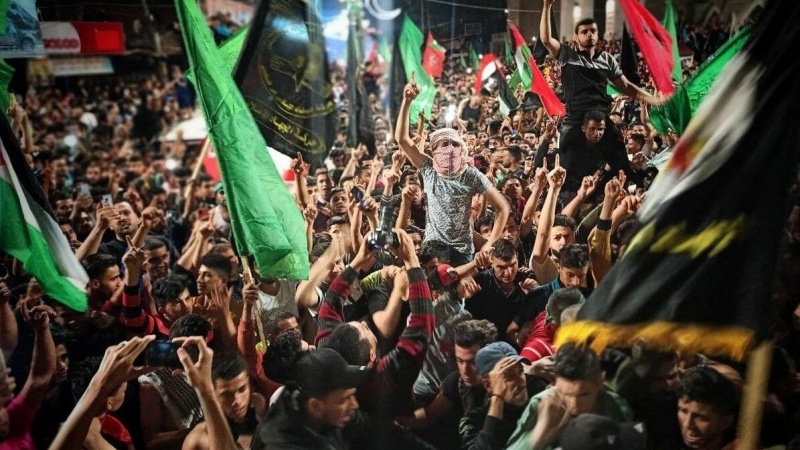Gazze sokaklarında zafer kutlamaları