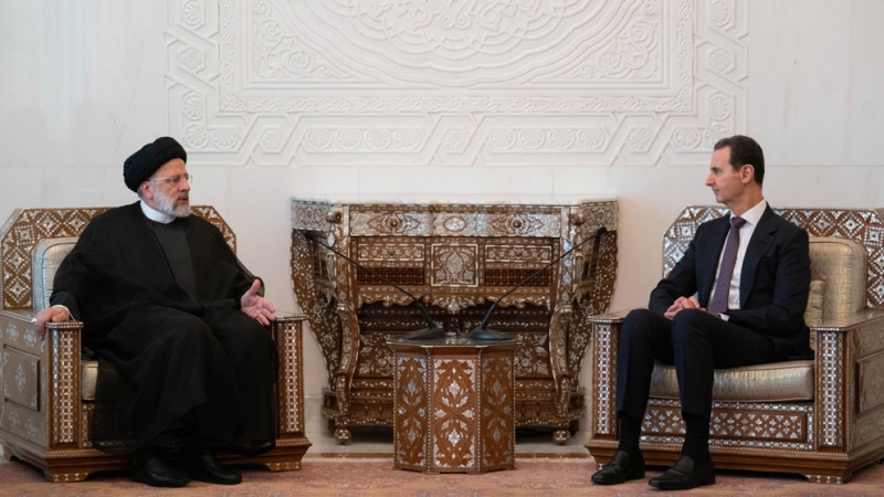 Presiden Raisi dan Bashar al-Assad