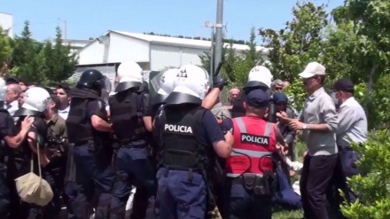  Albania police attack MKO camp 