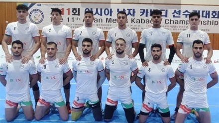 カバディ男子アジア選手権で、イランが初戦勝利
