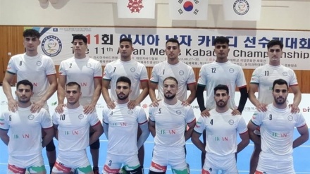 نایب قهرمانی تیم ملی کبدی ایران در مسابقات آسیایی