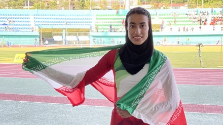 Female Iranian sprinter wins silver in 2023 Asian Junior Athletics Championships