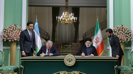  امضای یک بیانیه مشترک و 10 سند همکاری میان ایران و ازبکستان