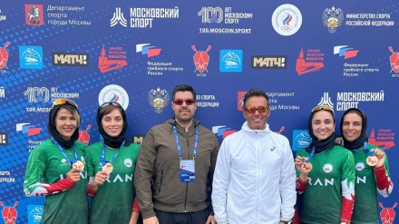 Бронзовая медаль иранской женской сборной на Гран-при Москвы по академической гребле