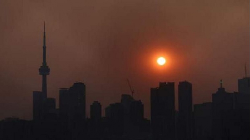 Kanada'daki yangınların dumanı nedeniyle New York'ta bazı okullar tatil edildi