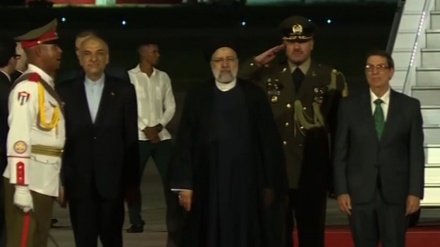 Presidente Raisi è arrivato a Cuba