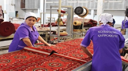 کارنامه تاجیکستان در زمینه تولید فرش؛ در سال گذشته میلادی