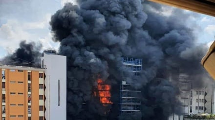  Incendio in un palazzo a Roma: un morto e diversi feriti