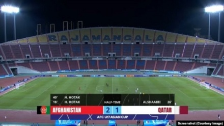 تیم ملی فوتبال افغانستان قطر را شکست داد