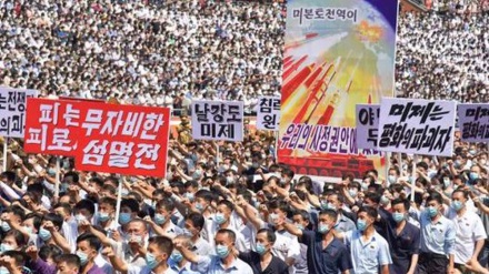 N Koreans hold anti-US rally, vow revenge marking Korea war Anniv.