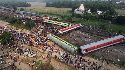  حادثه مرگبار تصادف سه قطار در هند به روایت تصویر