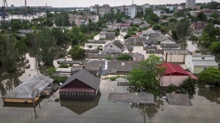 Ukraine: 600 sq km Kherson region submerged by floodwater