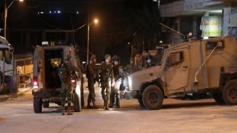 یورش شبانه نظامیان صهیونیست به نابلس