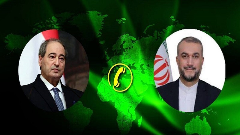 تأکید وزیران امور خارجه ایران ‌و سوریه بر اجرای توافقات