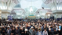 イラン・イスラム革命の指導者ホメイニー師の逝去34周年に行われた記念式典
