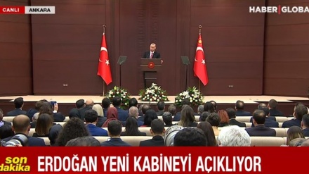 Türkiyədə yeni hökumətin tərkibi açıqlanıb