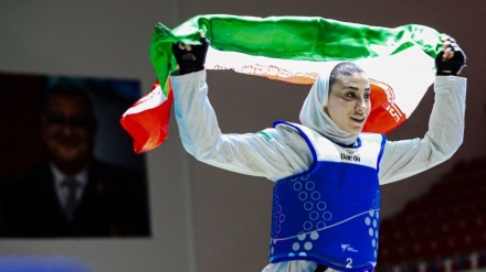 イラン・女子テコンドー選手、世界選手権で初の金メダル