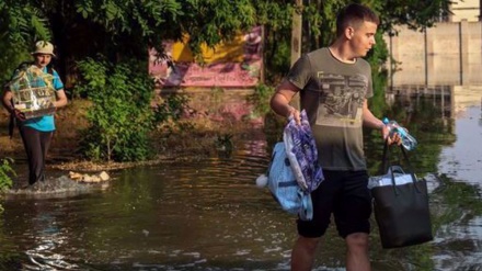 Russia says evacuated 7,000 from Kherson flooded areas