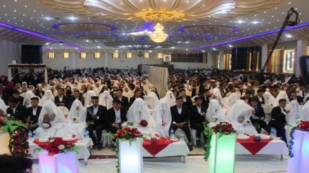 برگزاری عروسی دسته جمعی ۶۰ زوج جوان در کابل