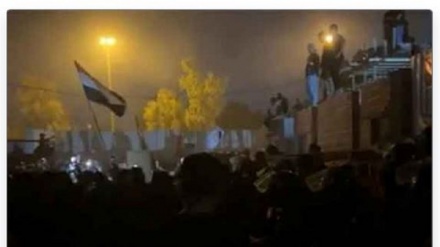 په بغداد کې عراقیانو  د سویډ سفارت ته اور واچوۀ
