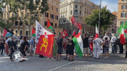 Manifestazione contro il regime israeliano a Roma + VIDEO