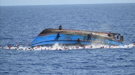 غرق شدن قایق حامل مهاجران در سواحل تونس 