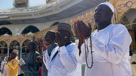 Lantunan Doa Jemaah Haji di Masjidil Haram (1)