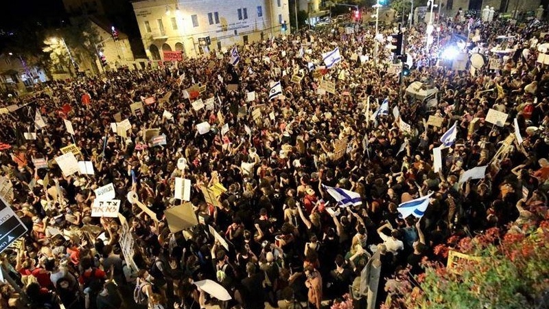 تظاهرات علیه نتانیاهو به هفته سی‌ام رسید