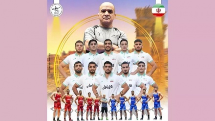 قهرمانی تیم کشتی آزاد جوانان ایران در آسیا