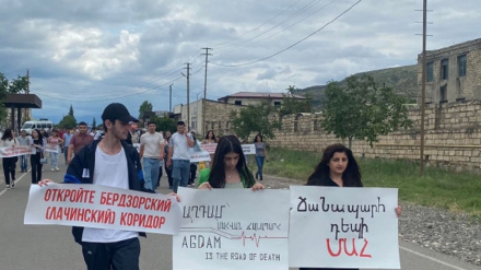 Արցախցիները բետոնե արգելապատնեշներով փակել են Ասկերան-Ակնա ճանապարհը 