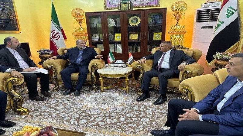  دیدار وزیران کشور ایران و عراق در گذرگاه مرزی زرباطیه