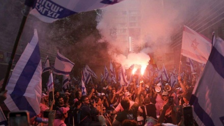 Demonstratat e natës në Palestinën e pushtuar kundër projektligjit të ndryshimeve gjyqësore të Netanjahut