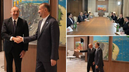 Բաքվում Իրանի ԱԳ նախարարը  հանդիպել է Ալիևի հետ. Քննարկվել են տարածաշրջանային և  Հյուսիս-Հարավ միջանցքի հետ կապված հարցեր