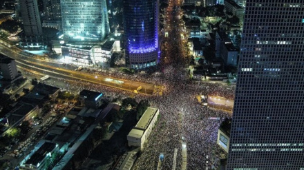 Акция протеста против Нетаньяху в оккупированной Палестине достигла тридцатой недели