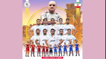 Iranische U20-Freistil-Ringermannschaft gewinnt Trophäe bei Asienmeisterschaften