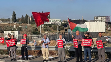 מפגינים בתל אביב נגד הפלישה לג'נין: אין כיבוש ללא התנגדות