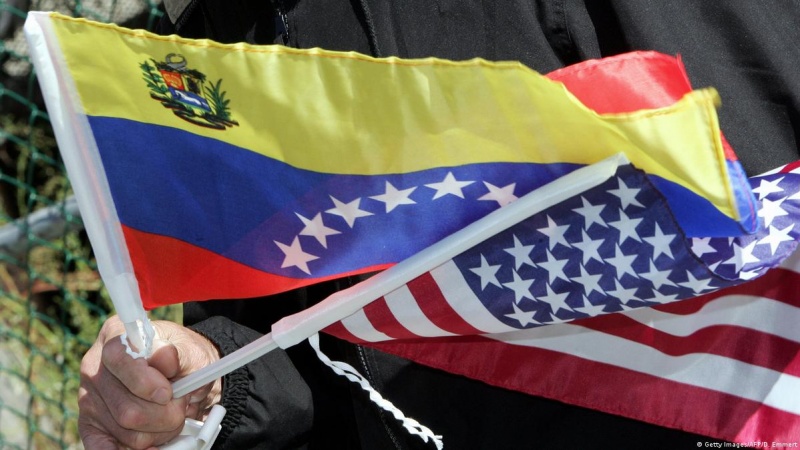 ベネズエラとしてアメリカの国旗