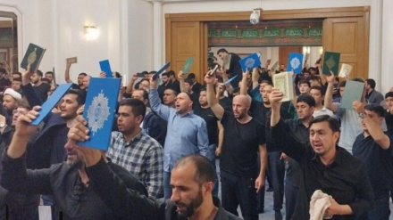 בטקסי (עאשורה) במוסקבה, קראו המשתתפים 