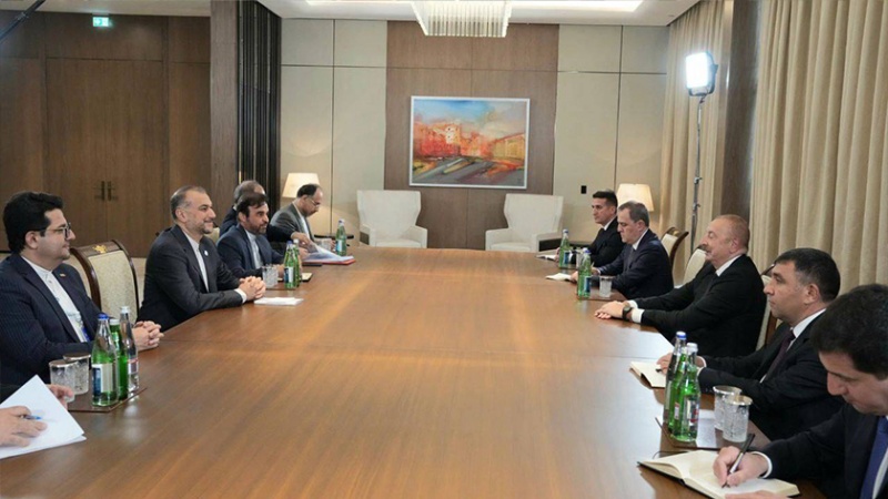 Pertemuan Amir-Abdollahian dan Presiden Azerbaijan Elham Aliyev