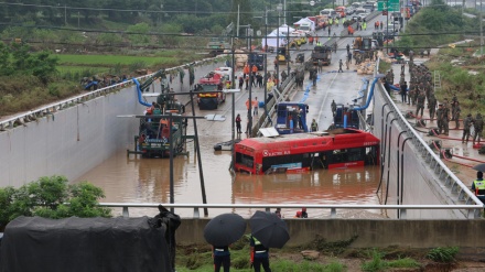 South Korea flooding: Death toll rises as rescuers retrieve bodies