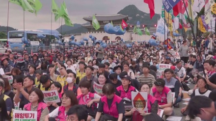 South Koreans protest IAEA's Fukushima report, Japan's water release