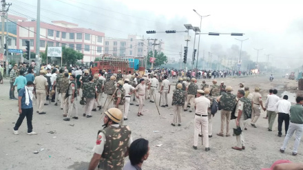 हरियाणा के कई इलाक़ों में साम्प्रदायिक टकराव में दो दर्जन से ज़्यादा लोग घायल