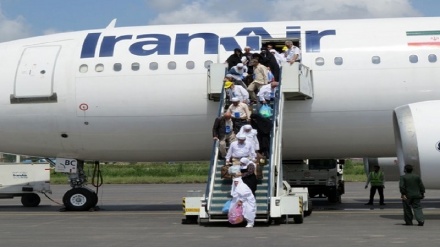 زمان اولین پرواز حجاج به سمت ایران مشخص شد 				