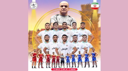  Iran under-20 freestyle wrestling team wins crown in Asian Championships 