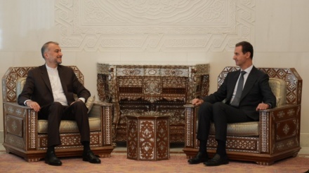 イラン外相が、シリア大統領と会談