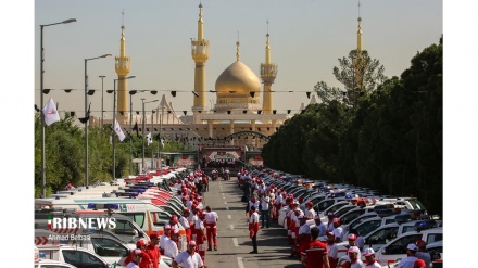 (FOTO DEL GIORNO) Tehran, convoglio medico parte per Karbala