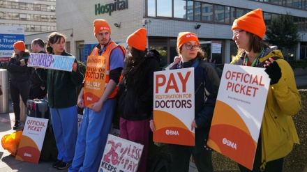 'Significant disruption' as junior doctors in UK strike over pay dispute