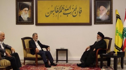 Nasrallah examine les évolutions régionales avec le chef du Jihad islamique
