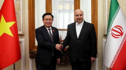 Il presidente del parlamento vietnamita ha incontrato il suo omologo iraniano Qalibaf