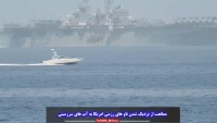 ホルモズ海峡で米艦隊に警告を発信する動画公開